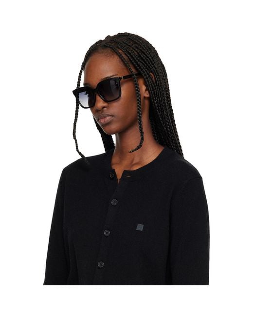 Fendi Black Square Sunglasses