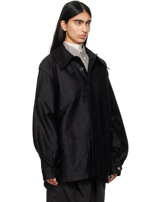 Maison Margiela コットン チョアジャケット Black