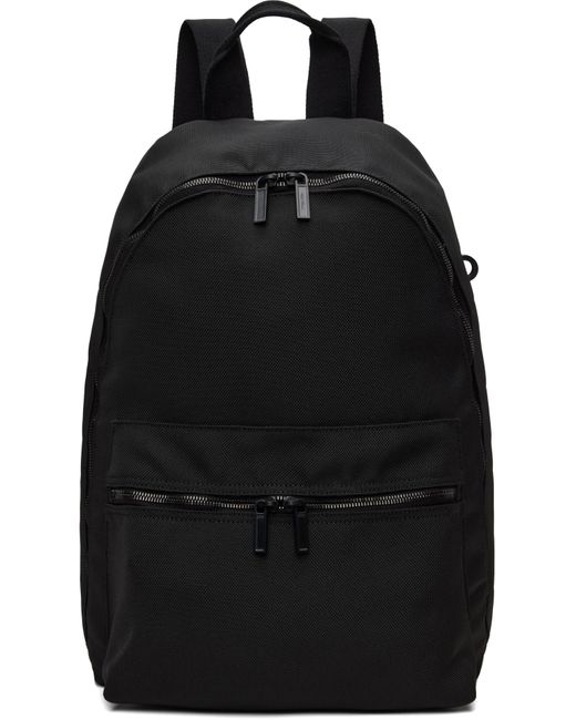 Rick Owens Black Hollywood Heavy Cordura Backpack for men