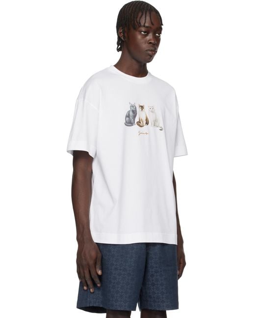 【関税込み】Givenchy ホワイト Cats プリントTシャツ メンズ Givenchy ホワイト Cats プリントTシャツ ホワイト | Lyst