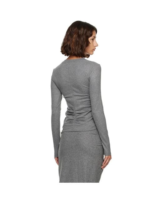 Isabel Marant Gray Delesa Top
