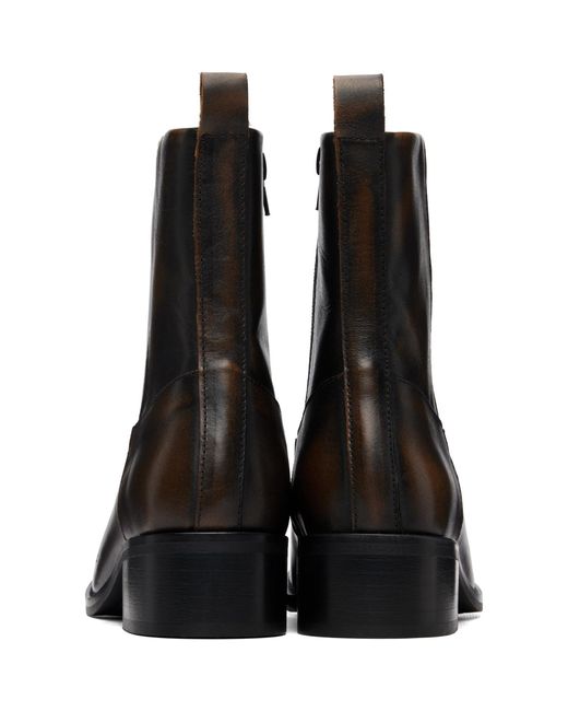 mfpen Black Protocol Ankle Boots