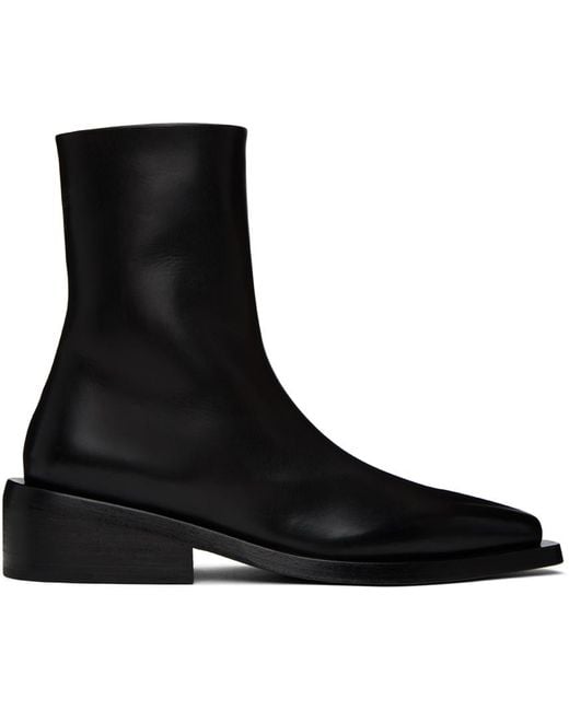 Marsèll Black Tello Chelsea Boots for men