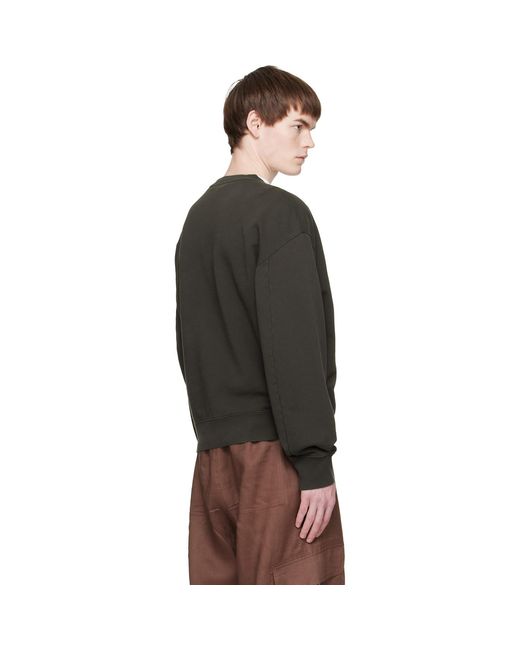 Marni Black Cotton Patches Sweatshirt for men
