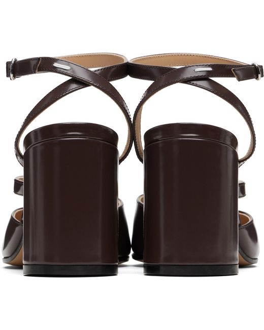 Maison Margiela Black Tabi Pump Heeled Sandals