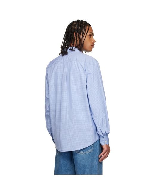 Our Legacy Blue Beyond Bd Shirt for men
