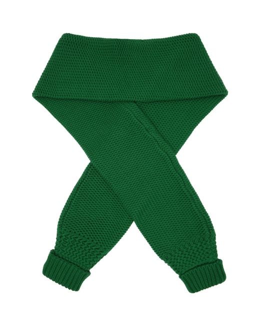 YMC Green Sleeve Scarf