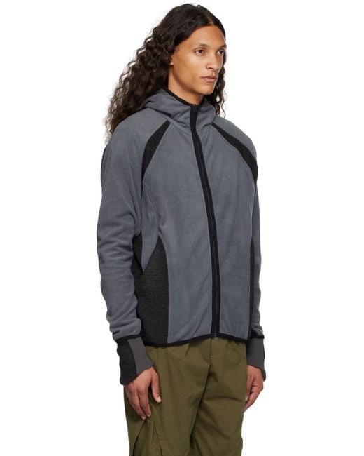 Hyein Seo Black Paneled Jacket for men
