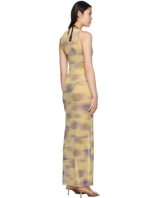 BINYA Black Saturno Maxi Dress