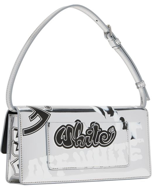 Off-White c/o Virgil Abloh シルバー Jitney 1.0 ショルダーバッグ White