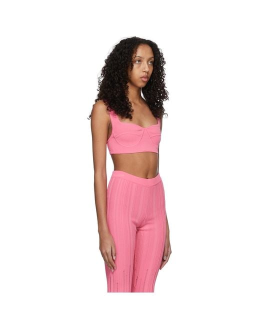 Marco Rambaldi Pink Viscose Bra