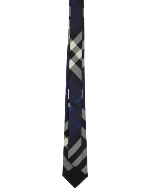Burberry Black Checked Tie for men