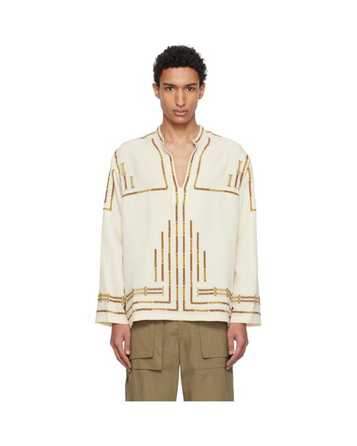 Isabel Marant Natural Camil Shirt for men