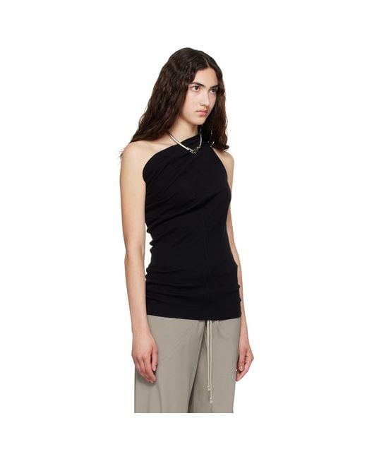 Rick Owens Black Tower Athena Top