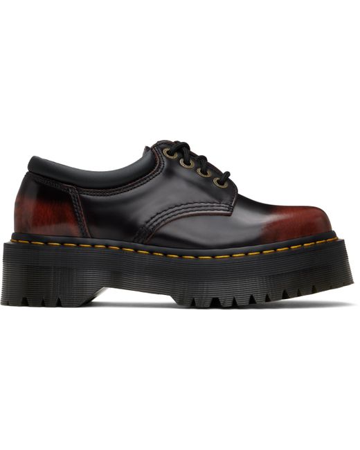 Derbys 8053 Noir Et Rouge En Cuir À Plateforme Dr. Martens pour homme en coloris Black