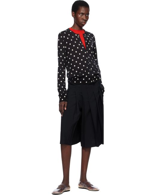 Comme des Garçons ブラック Tropical ウール ショートパンツ Black