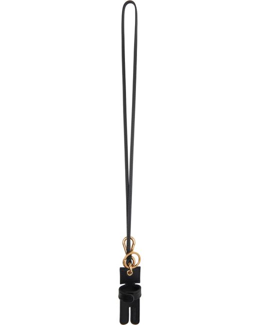 Jacquemus Black La Croisière 'The Amico' Keychain for men
