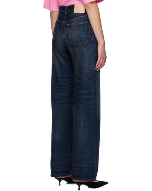Acne Blue 2021F Regular Fit Jeans