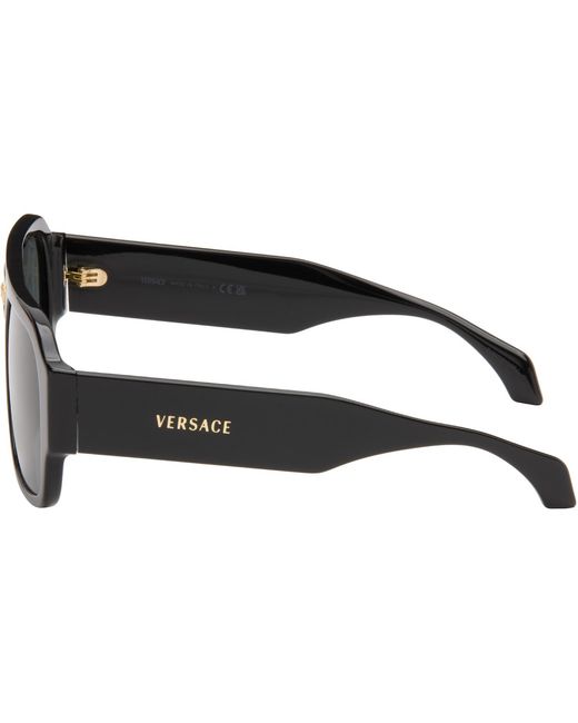 Versace Gray Medusa Sunglasses
