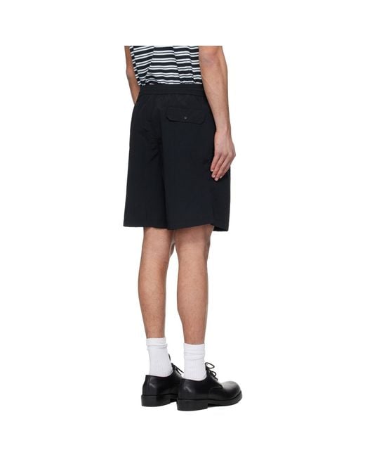 A.P.C. Black Rio Shorts for men