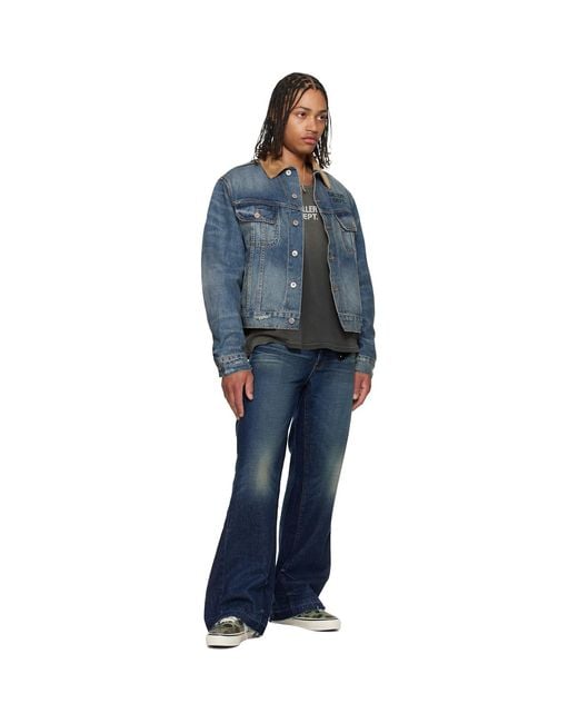 GALLERY DEPT. Blue Santa Fe Denim Trucker Jacket for men