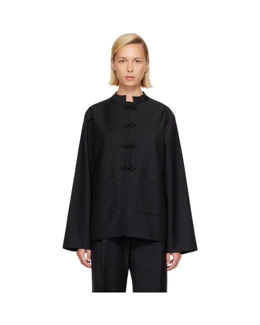 Rohe Black Pankou Closure Jacket