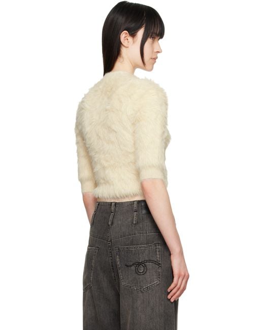 R13 Black Off- Balloon Cardigan
