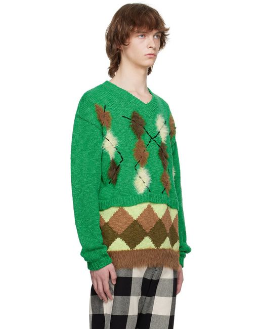 Pull vert à motif argyle ANDERSSON BELL pour homme en coloris Green