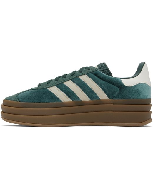 Adidas Originals グリーン Gazelle Bold スニーカー Black