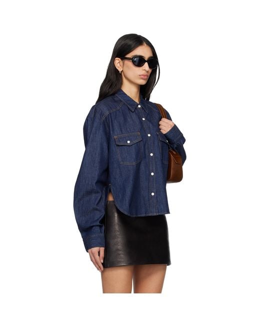 Khaite Blue Grenon Shirt