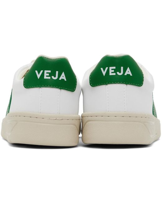 Veja Black White & Green Urca Sneakers for men