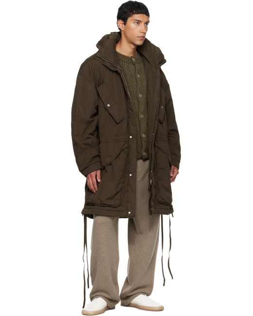 Manteau Étagé Brun Mordecai pour homme en coloris Black