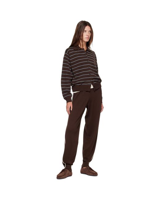 Cordera Black Organic Cotton Sporty Lounge Pants