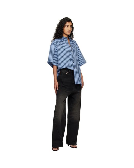 Vetements Black Spiral Jeans