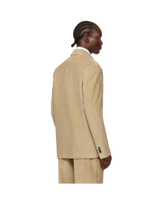 Bottega Veneta Natural Single-breasted Blazer for men