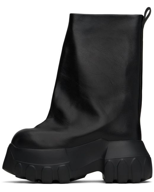 Rick Owens Porterville Fla Mega Tractor ブーツ Black