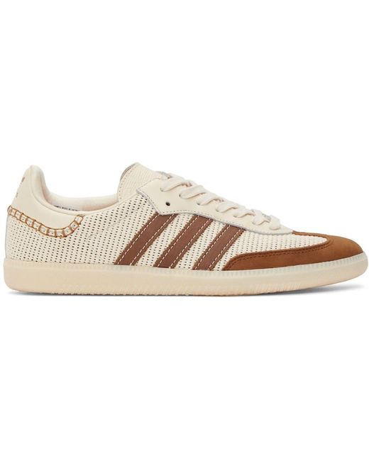 brown samba trainers