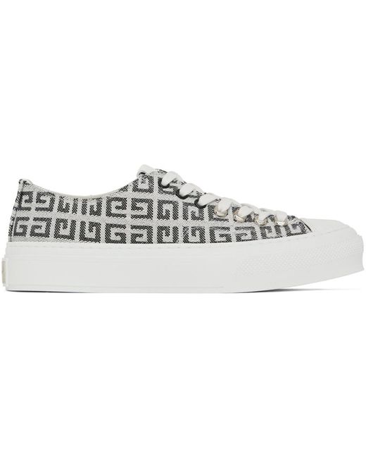 Givenchy Black 4G City Sneakers for men