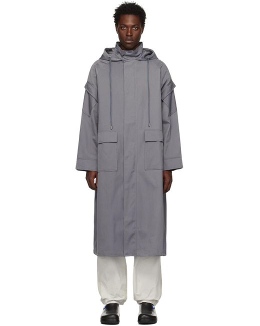 HGBB STUDIO Black Kayak Coat for men