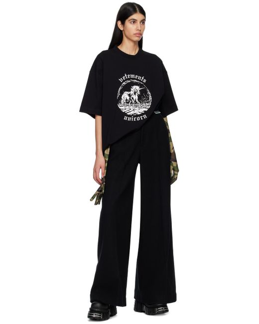Vetements Black Tailored Trousers