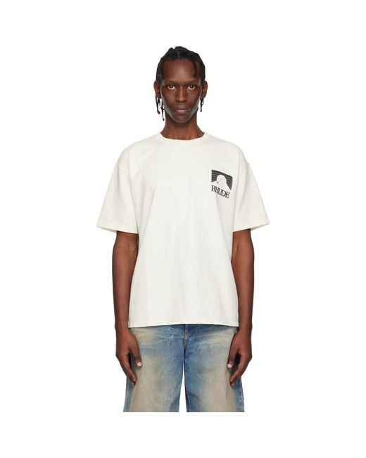 Rhude Multicolor Off- Moonlight Pack T-Shirt for men