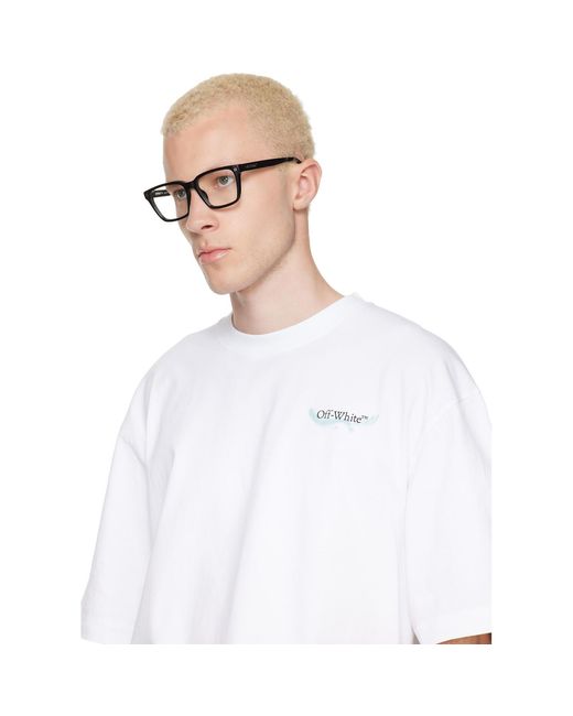 Off-White c/o Virgil Abloh Black Style 8I Glasses for men