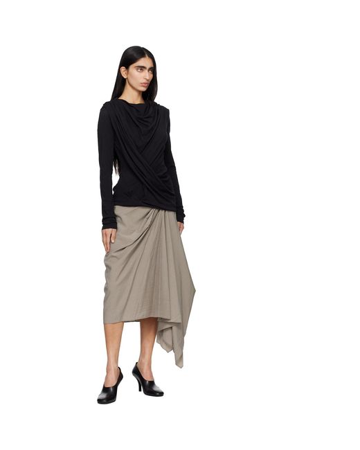 Entire studios Natural Fleur Midi Skirt