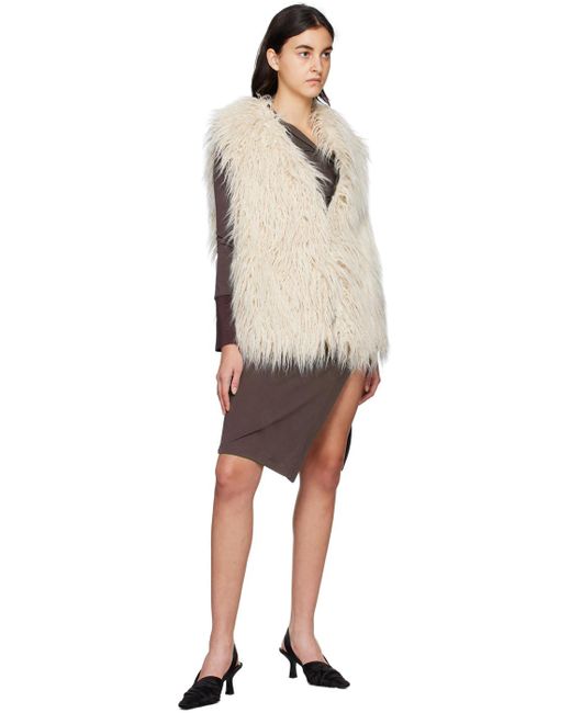 Halfboy Multicolor Off- Eco Fur Vest