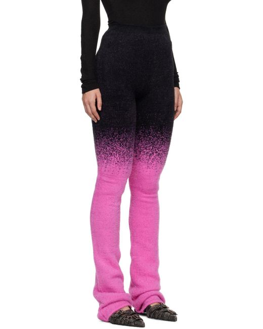 OTTOLINGER Black Ssense Exclusive & Knit Exaggerated Lounge Pants