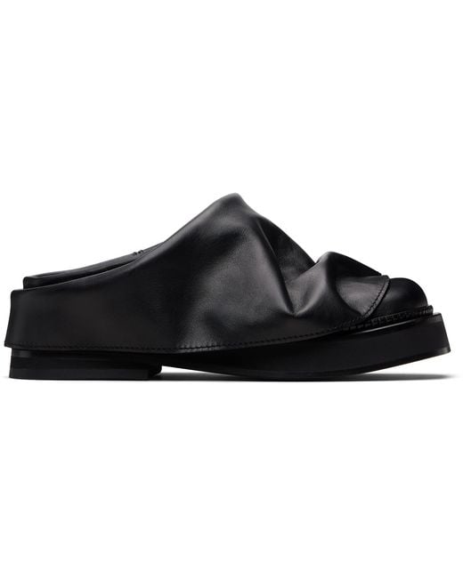 The Attico Black Mini Robin Sabot Loafers