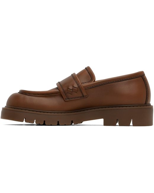 Bottega Veneta Black Haddock Loafers for men