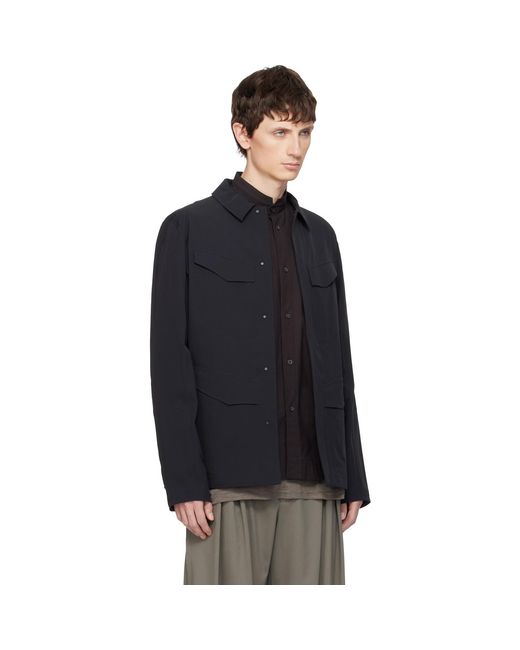 Veilance Black Field Softshell Jacket for men