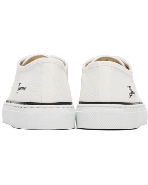 Jacquemus Black Off- 'The Féfé' Sneakers for men