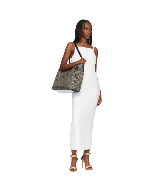 Balmain Black Off- Medium Release Shopper Tote